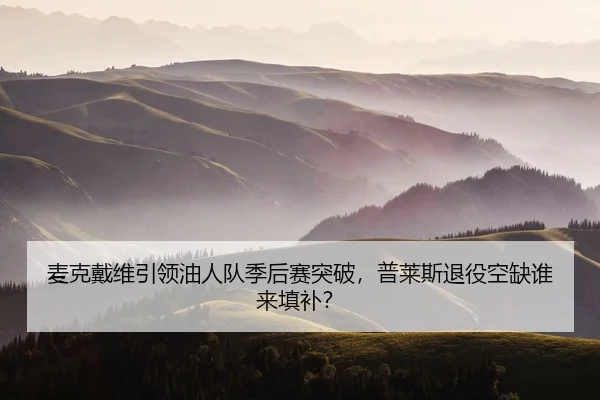 麦克戴维引领油人队季后赛突破，普莱斯退役空缺谁来填补？